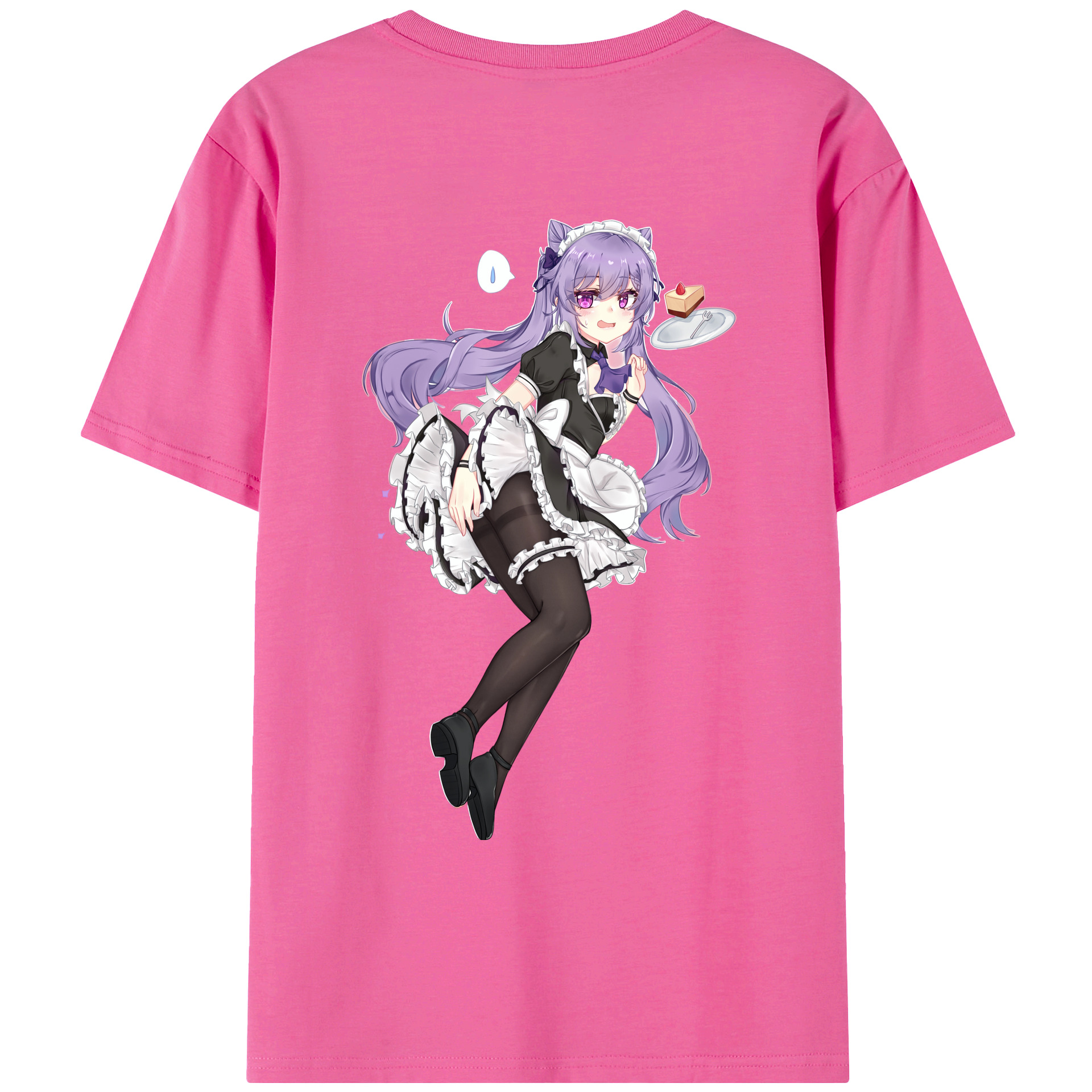 げんし神 刻晴 こくせい genshin Kokusei レディース半袖Tシャツ(バックプリント)